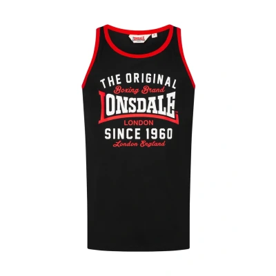 Abbildung von Lonsdale Top, Herren, Größe: XXL, Black red white