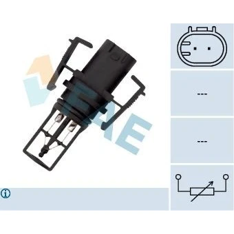 Abbildung von FAE 33504 Sensor, Ansauglufttemperatur MERCEDES BENZ: E Class Saloon, W124 Estate, Vito Mixto, SMART: City Coupe, Roadster Convertible