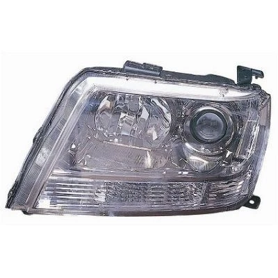 Abbildung von VAN WEZEL 5250961 Scheinwerfer HB3, HB3/H7, H7 weiß für Rechtsverkehr ohne Stellmotor LWR PX26d, BAY15d SUZUKI: Grand Vitara 2 SUV