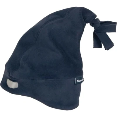 Abbildung von Playshoes Unisex Kinder Fleece Mütze Wintermütze, Zipfelmütze marine, 51cm