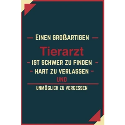 Abbildung von Geschenk BESTER Tierarzt: Notizbuch als für den besten Tierarzt A5 / liniert 120 Seiten Tagebuch Terminplaner Geschenkidee zum ... Mann Abschied Abschiedsgeschenk