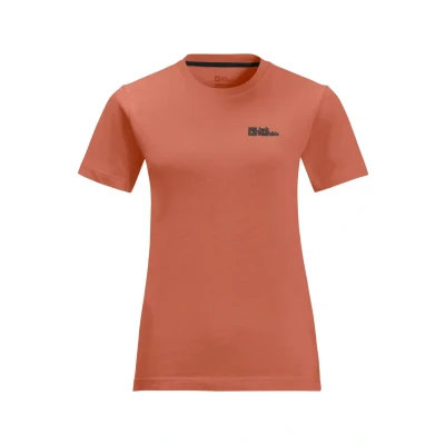 Abbildung von Jack Wolfskin Essential T W Tshirt basic, Damen, Größe: Medium, Warm amber