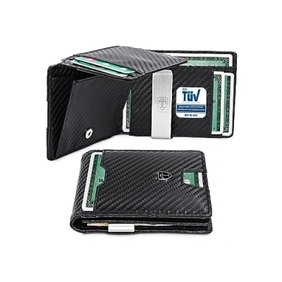 Abbildung von TRAVANDO Geldbörse Herren mit Geldklammer TÜV RFID Zertifiziert Wallet Münzfach 10 Kartenfächer Portmonee Helsinki Geldbeutel Kartenhalter Clip