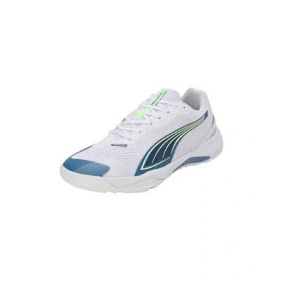 Abbildung von Puma Solarstrike III Handballschuh, Herren, Größe: 40, White/blue horizon Textil/synthetik