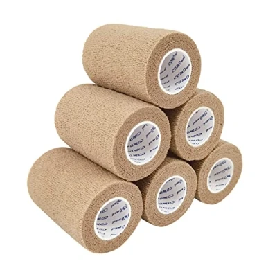 Abbildung von COMOmed selbstklebender verband elastische binde handgelenk bandage pflaster rolle Dog Bandagen Tierische 7.5 cm (Farbe, 6 Rollen)