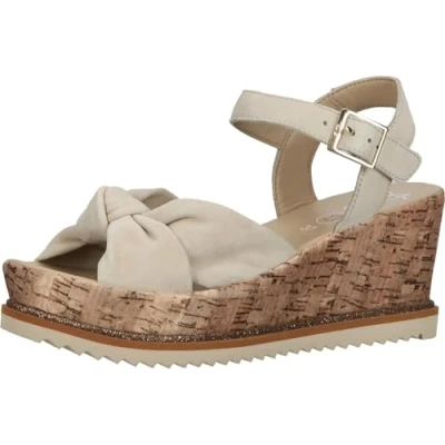 Abbildung von ara Plateausandalette sand, Damen, Größe: 39, Sand Schuhe