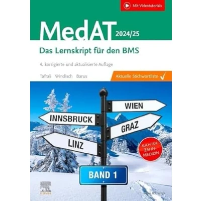 Abbildung von MedAT 2024/25 Band 1: Das Lernskript für den BMS Human und Zahnmedizin (mit Videotutorials)