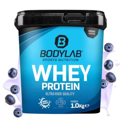 Abbildung von Bodylab24 Whey Protein Pulver, Blaubeere, 1kg