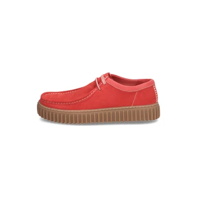 Abbildung von Clarks Torhill LO Sportlicher Schnürer, Herren, Größe: 44, Red Schuhe