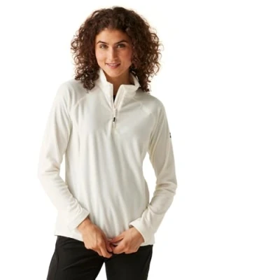 Abbildung von Regatta Damen Women&#039;s Montes Lightweight Half Zip Fleece, Polar Bear(White), 36