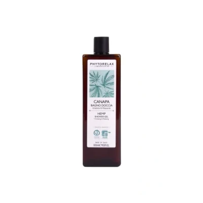 Abbildung von Phytorelax Vegan &amp; Organic HEMP Hydrating Relaxing Shower GEL Duschgel, Größe: 500 ml,