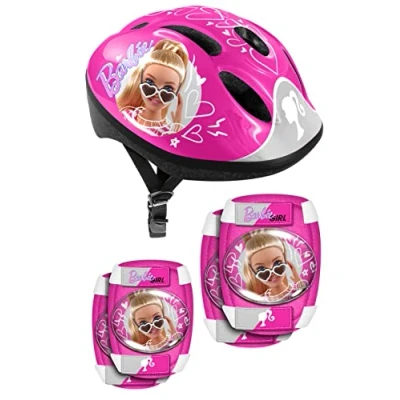 Abbildung von STAMP Girls Helmet + Elbow &amp; Knee Pads Barbie, PINK, S