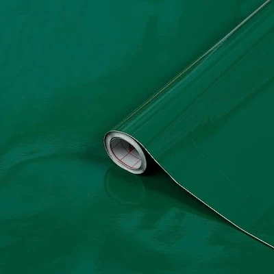 Abbildung von d c fix Möbel Klebefolie Smaragd dunkel grün Hochglanz 45 cm x 2 m Möbelfolie selbstklebend Küchenfolie Folierung Küchen Schrank Deko Folie Tisch Tischfolie Fensterbank Küchenfronten glänzend