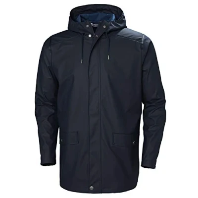 Abbildung von Helly Hansen MOSS RAIN Regenjacke / wasserabweisende Jacke, Herren, Größe: XL, Navy