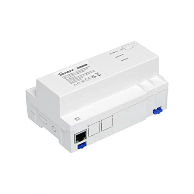 Abbildung von SONOFF Smart Stackable Power Meter, SPM Main Max.20A/Gang Smarte Wlan Stromzähler,Leistungsmessung Überspannungschutz eWelink APPSteuerung(Main Unit)