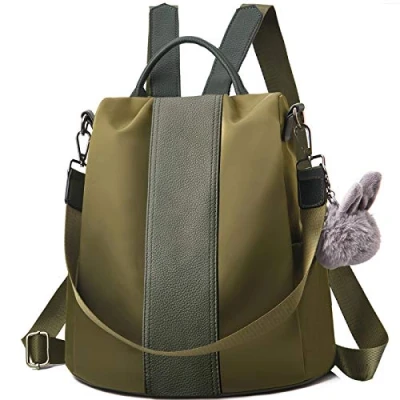 Abbildung von CHARMORE Damen Rucksack Wasserdichte Nylon Schultaschen Anti Diebstahl Tagesrucksack Schultertaschen