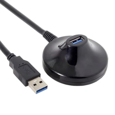 Abbildung von USB 3.0 Typ A Stecker auf Buchse, Dockingstation mit Verlängerungskabel 0,8 m