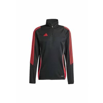 Abbildung von adidas Performance TIRO24 Training TOP Langarmshirt Black pure ruby, Herren, Größe: Large, ruby