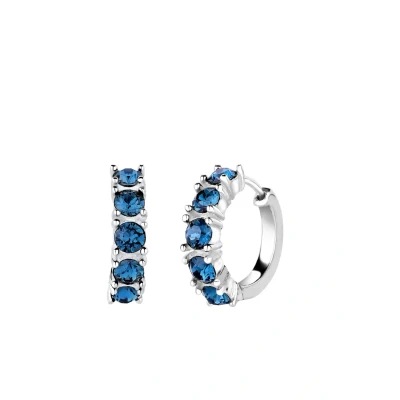 Abbildung von Elli Elegant Hoops Ohrringe, Damen, Größe: One Size, Blau