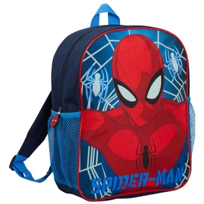 Abbildung von Marvel Spiderman Rucksack Leuchtender für Jungen Reise Schulmittagessen Tasche