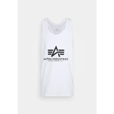 Abbildung von Alpha Industries Basic TANK Top, Herren, Größe: Large, White
