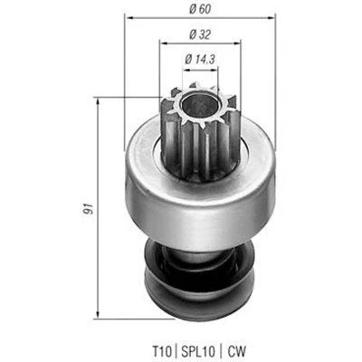 Abbildung von Anlasser MAGNETI MARELLI 940113020143