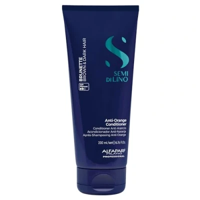 Abbildung von Alfaparf Milano Semi Di Lino Brunette Anti Orange Conditioner 200 ml