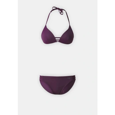 Abbildung von Bruno Banani Triangle Alexa SET Bikini, Damen, Größe: 34xA, Bordeaux