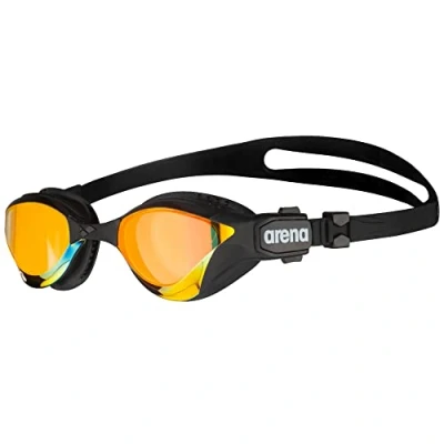 Abbildung von arena Cobra Tri Swipe Mirror Unisex Triathlonbrille für Erwachsene, Schwimmbrille mit Verspiegelten Gläsern, Anti Beschlag, UV Schutz, 3 Austauschbare Nasenstege
