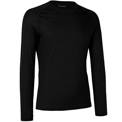 Abbildung von GripGrab Merino Blend Thermo Langarm Radsport Funktionsunterhemd Winter Fahrrad Unterhemd Sport Baselayer Shirt Lang