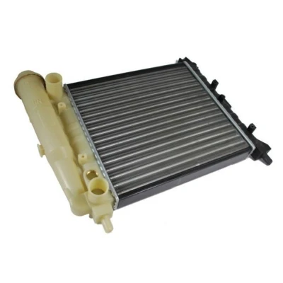 Abbildung von THERMOTEC D7F007TT Kühler, Motorkühlung Aluminium, Kunststoff für Fahrzeuge ohne Klimaanlage 322 340 32 Schaltgetriebe Kühlrippen mechanisch gefügt