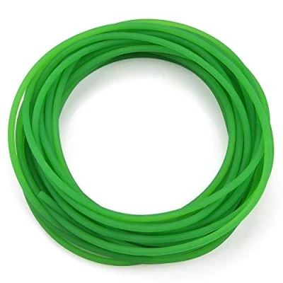 Abbildung von Walfront PU Getrieberiemen, Hochleistungs Urethan Rundriemen, grüne raue Oberfläche, Polyurethan, runder Riemen für Antriebsgetriebe (4 mm x 10 m)