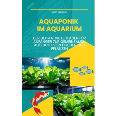 Abbildung von Aquaponik im Aquarium: Der ultimative Leitfaden für Anfänger zur gemeinsamen Aufzucht von Fischen und Pflanzen (Leicht gemacht!)