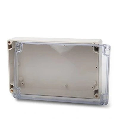 Abbildung von edi tronic ABS Leergehäuse Transparent 200x120x56 Industriegehäuse IP66 Kunststoff Gehäuse