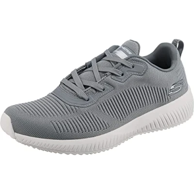 Abbildung von Skechers Herren Squad Sneaker, Grauer Netzbesatz, 46 EU