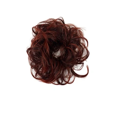 Abbildung von WIG ME UP YZF 3054HT T4/350 Haarteil: Kunsthaar Haar Scrunchie Scrunchy Haarband Haargummi Pferdeschwanz Rot Mix