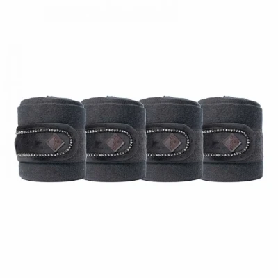 Abbildung von Kentucky Bandagen Polar Fleece Velvet Pearls Schwarz Warmblut