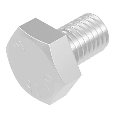 Abbildung von SECCARO Sechskantschraube M6 x 10 mm, Edelstahl V2A VA A2, DIN 933 / ISO 4017, Außensechskant, 20 Stück