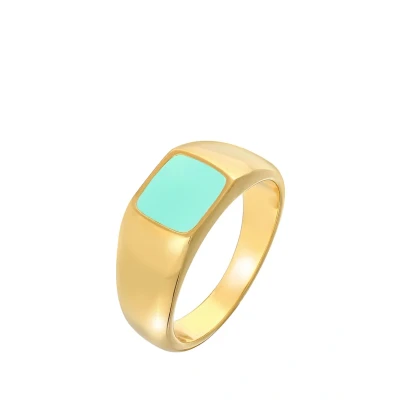 Abbildung von Elli Statement Ring, Damen, Größe: 54, Hellgrün