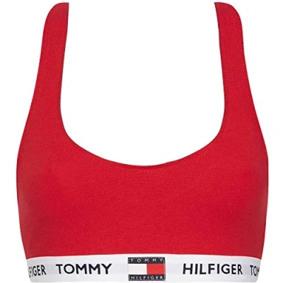 Abbildung von Tommy Hilfiger Damen Bralette Stretch, Rot (Tango Red), S