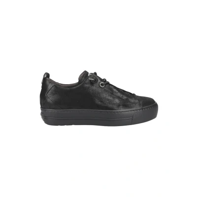 Abbildung von Paul Green Damen Pauls, Frauen Low Top Sneaker,Strassenschuhe,Sportschuhe,Freizeitschuhe,Turnschuhe,Laufschuhe,schnürer,Schwarz (Black),37 EU / 4 UK