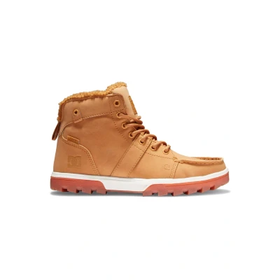 Abbildung von DC Shoes Woodland Schnürstiefelette, Herren, Größe: 40.5, White Leder