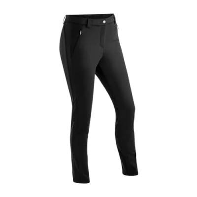 Abbildung von Maier Sports Lapilli W, Damen Wanderhose, Wasserabweisende Outdoorhose für Trekking und Hiking, Enganliegender Schnitt, PFC frei, stormprotec &amp; Dryprotec Technologie, Schwarz, 36 (W28/L31)