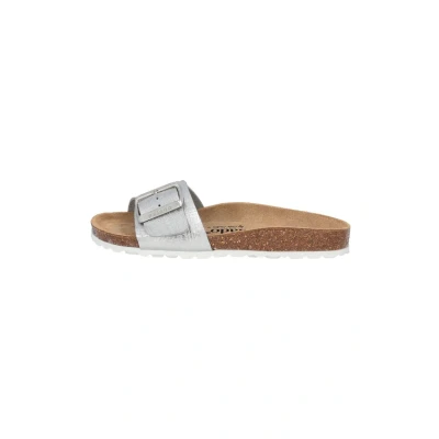 Abbildung von Palado by Sila Sahin Malta EGS CARO Pantolette flach, Damen, Größe: 39, Silber Schuhe