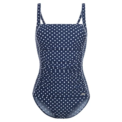 Abbildung von Lascana Badeanzug, Damen, Größe: 38xE, Navy/white