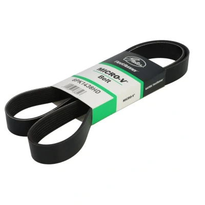 Abbildung von GATES 8PK1438HD Keilrippenriemen 1438 8 Polyester, EPDM (Ethylen Propylen Dien Kautschuk)
