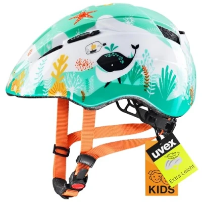 Abbildung von uvex kid 2 leichter Kinder Helm individuelle Größenanpassung waschbare Innenausstattung underwater 56 61 cm