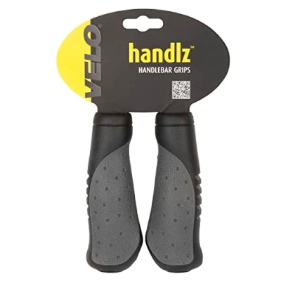 Abbildung von Velo Ergogel D2 Griffe, Fahrradgriffe, Rutschfester Fahrradlenker Griff, Zweikomponentenmischung Ergonomisch für MTB, Reise Fahrrad, Falträder, Citybikes, 135mm