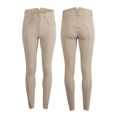 Abbildung von Montar Reithose Megan Yati Highwaist Full Grip Beige 42