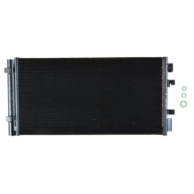 Abbildung von NRF EASY FIT 35938 Klimakondensator mit Trockner, Dichtring 15,5 10,1 Aluminium 640 RENAULT: MEGANE 3 Grandtour, SCENIC 3,